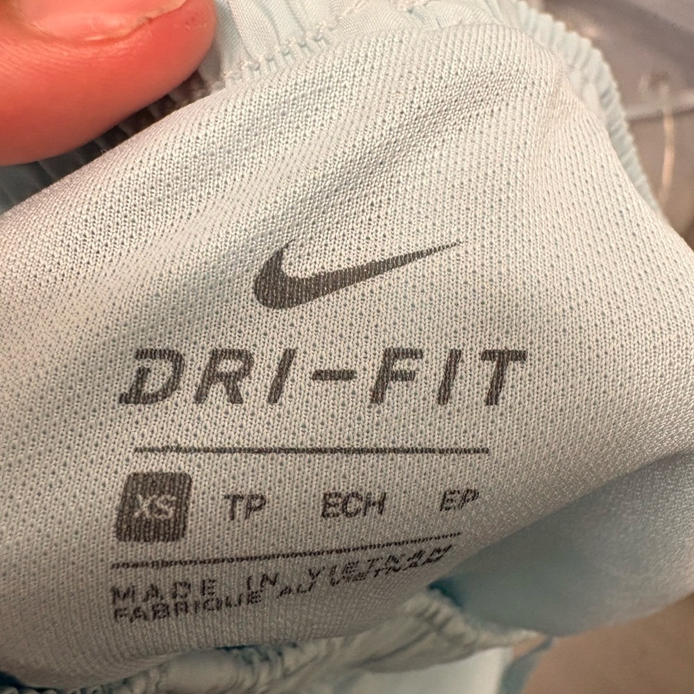 Nike Women's Light Blue Athletic Shorts - Picture 4 of 6